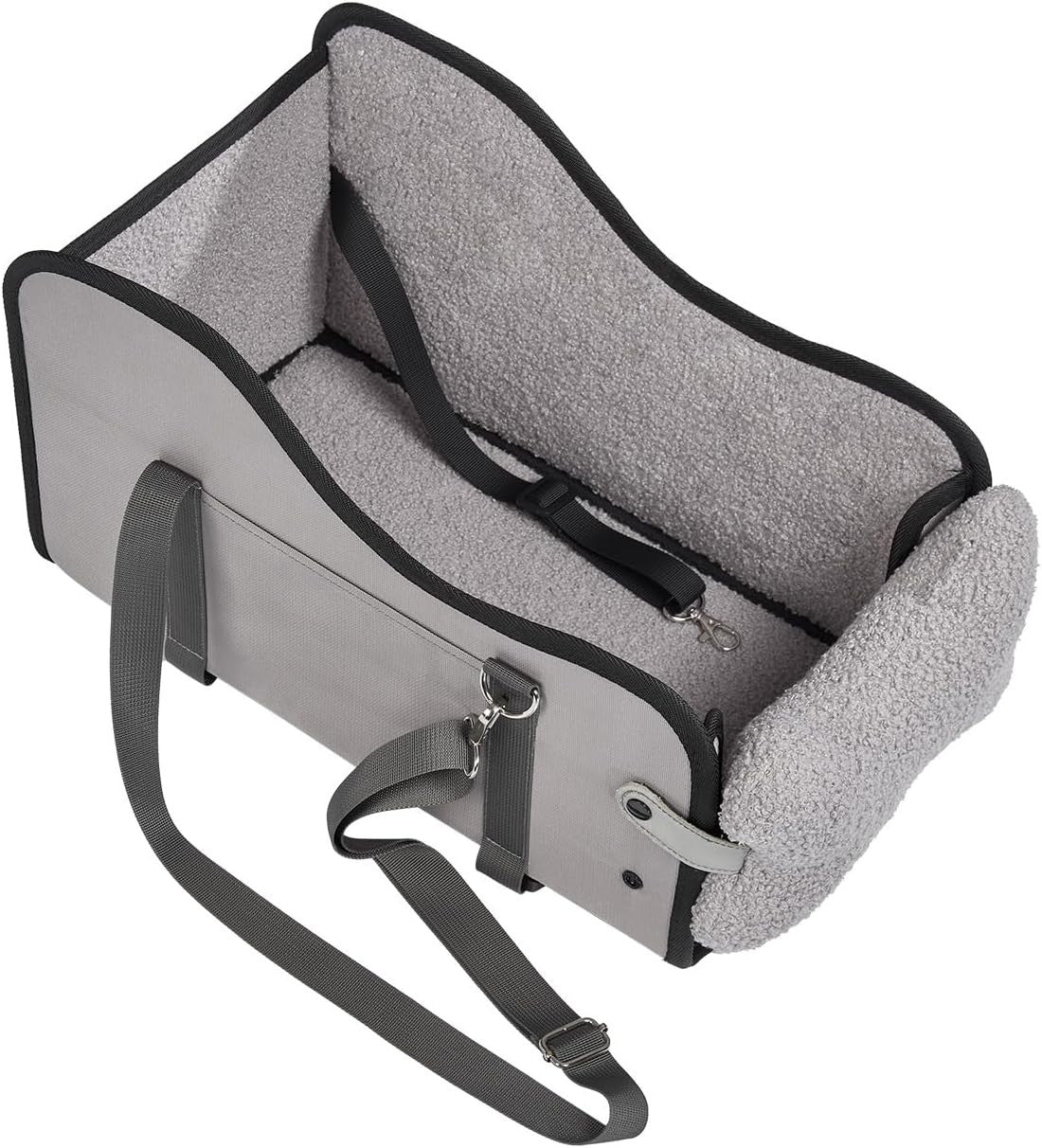 Pet Car Booster Seat Carrier Small Dog Cat Centre Armrest Waterproof
