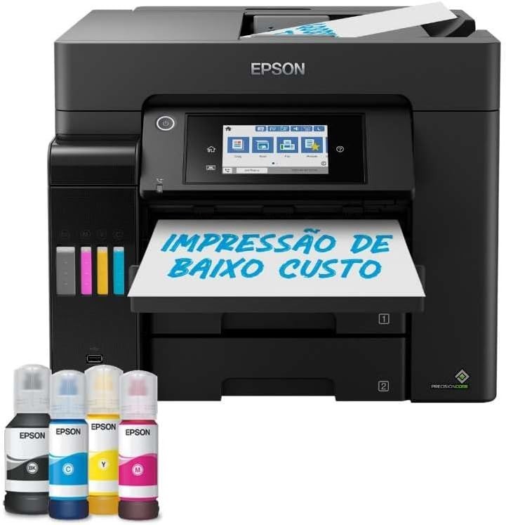 ET-5850 4-in-1 Wi-Fi Color Inkjet Printer Duplex Scanner Copier Fax A4