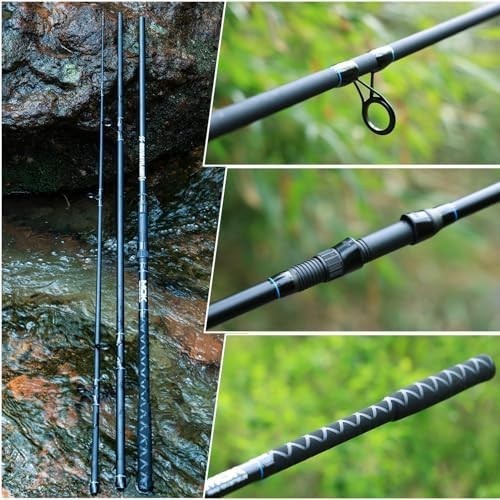 3-Section Carbon Carp Fishing Rod 2.7M/3.0M/3.3M with EVA Grip