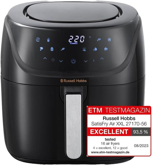 XXL Digital Air Fryer 8L Family Size 10 Programs 220°C No Oil Energy Save