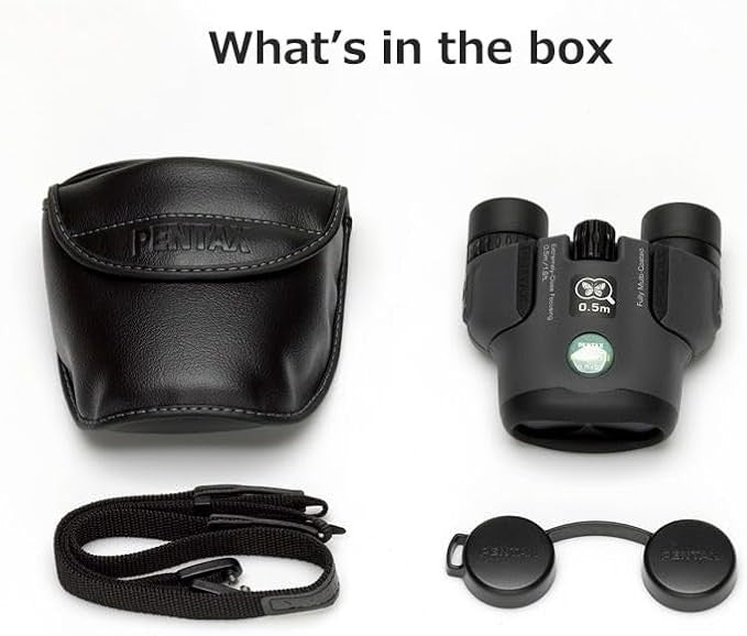 8.5x21 Compact Close Focus Binoculars HD Bak4 Prism Travel Outdoor Viewing