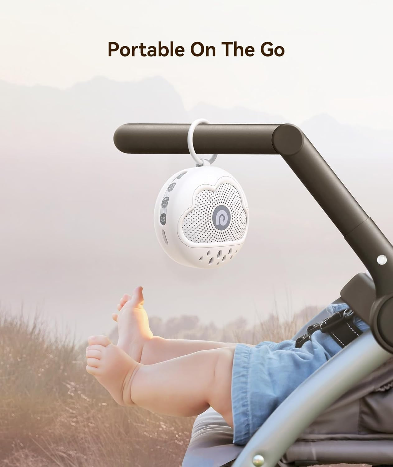 Portable White Noise Machine Baby Safe Silicone Sleep Sound 21 Sounds