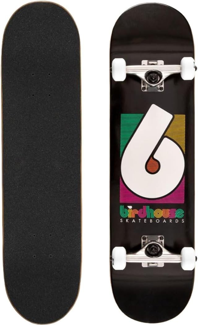 Complete Skateboard Neon B Logo 8.125" Maple Deck