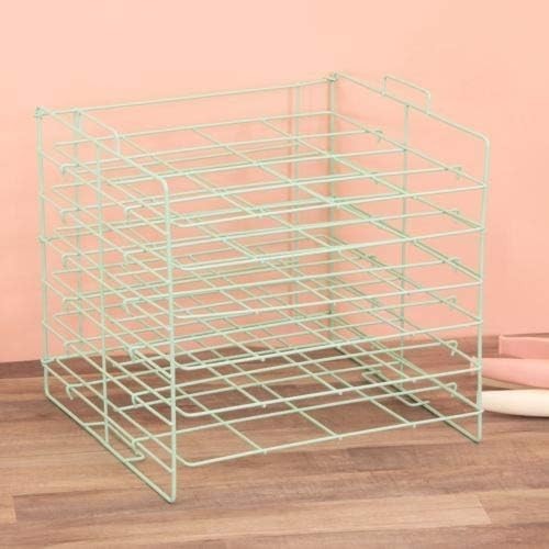 6-Tier Desktop Paper Organizer Tray | Stackable Craft & Scrapbook Storage
