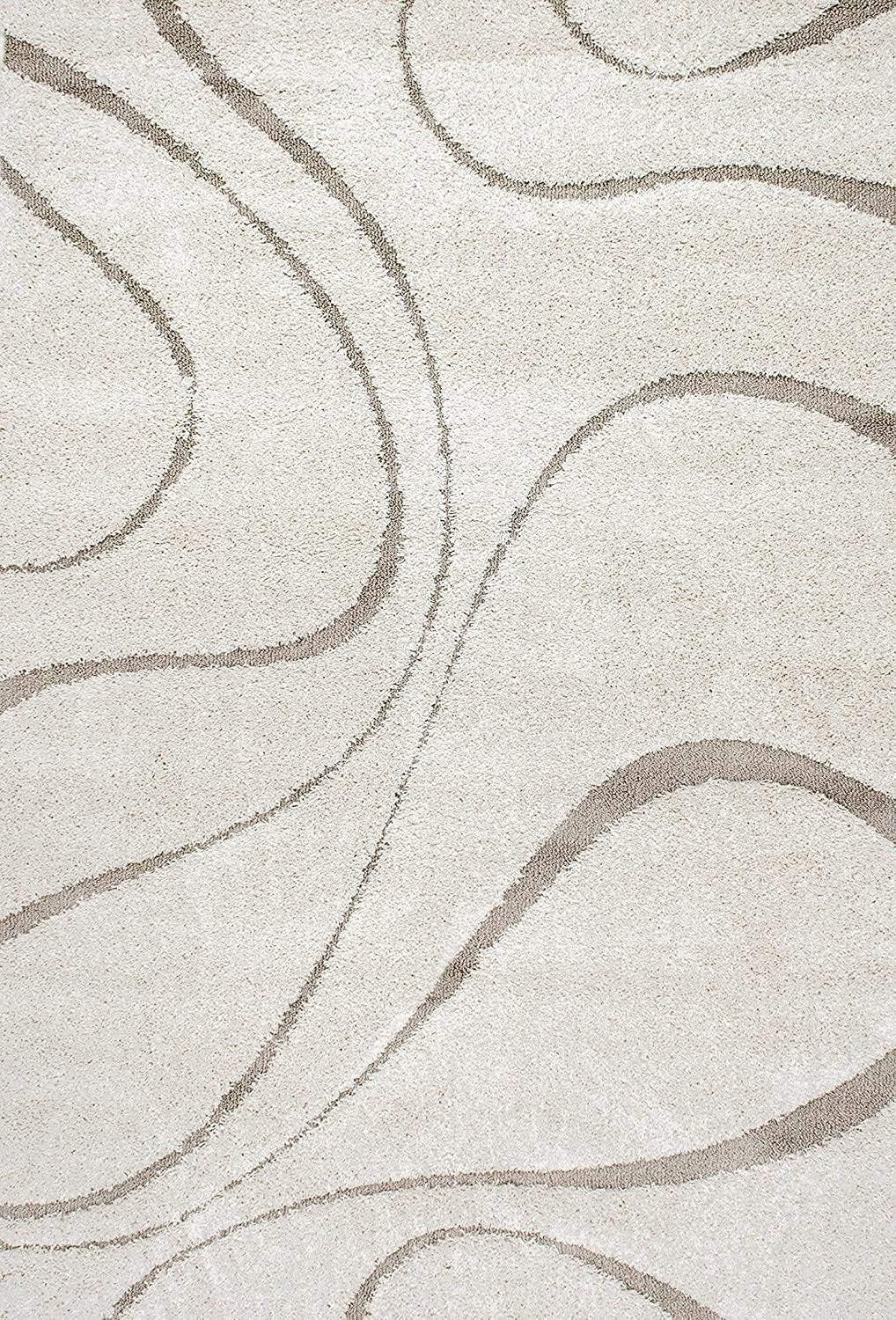 Handmade Shaggy Area Rug 120x170cm Thick Pile Anti Slip Living Room Carpet