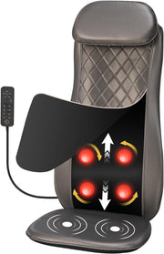 Full Body Shiatsu Massage Chair Pad with Heat, Vibration & Timer Control