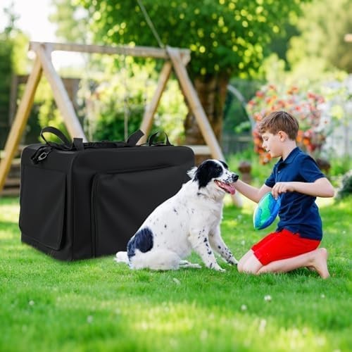 🌟 Portable & Comfortable Pet Carrier This foldable pet carrier bag provides a c