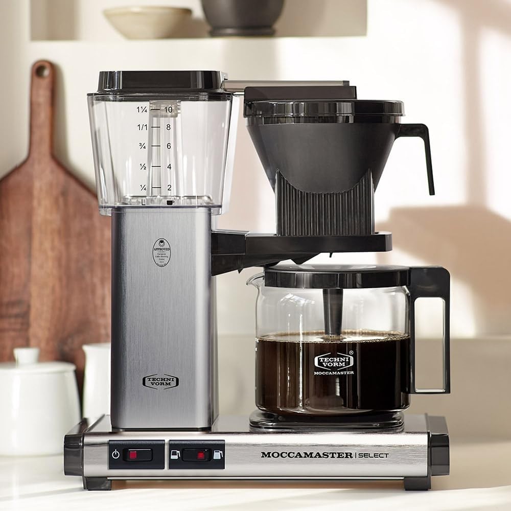 Premium Filter Coffee Machine 1.25L | Fast Brew Drip Maker with Jug & UK Plug