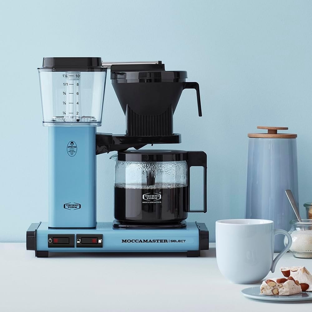 Premium Filter Coffee Machine 1.25L | Fast Brew Drip Maker with Glass Jug UK