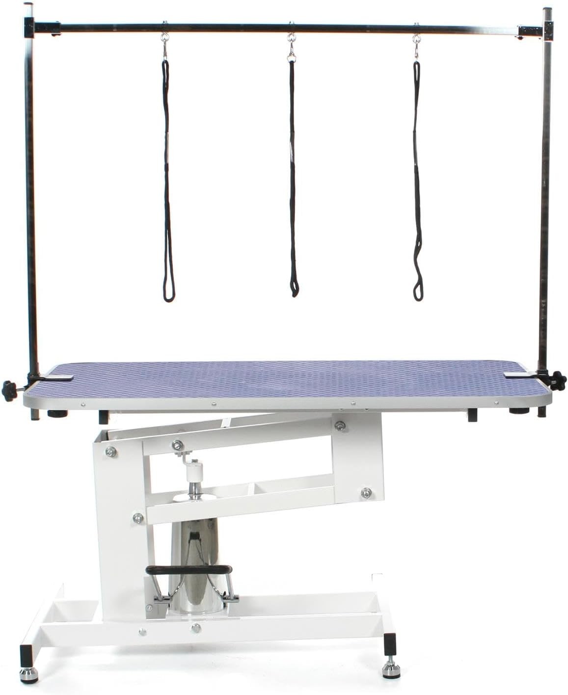 Professional Hydraulic Dog Grooming Table Heavy Duty Adjustable Bar Large
