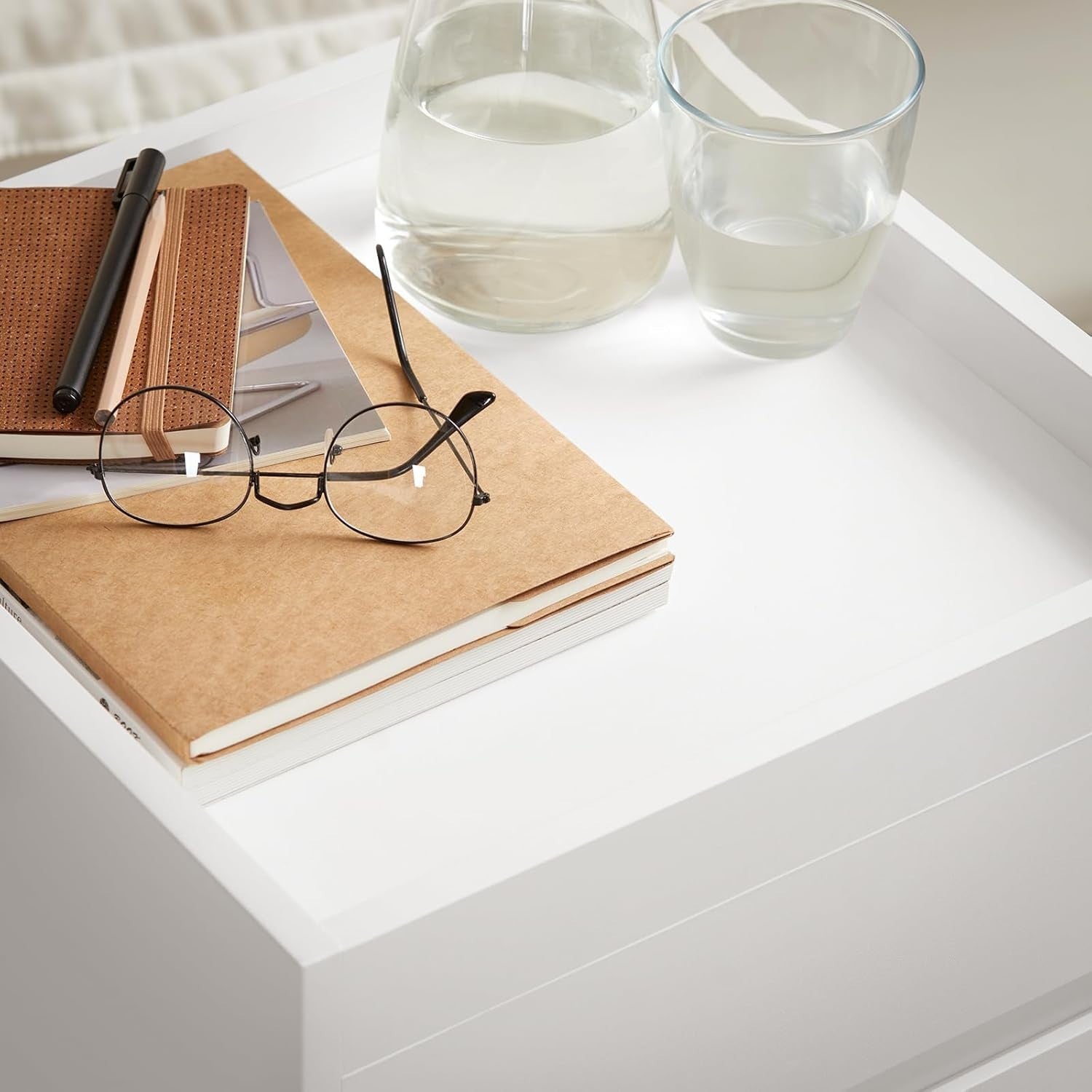 Compact Rolling File Cabinet 2 Drawer Under Desk Storage Unit