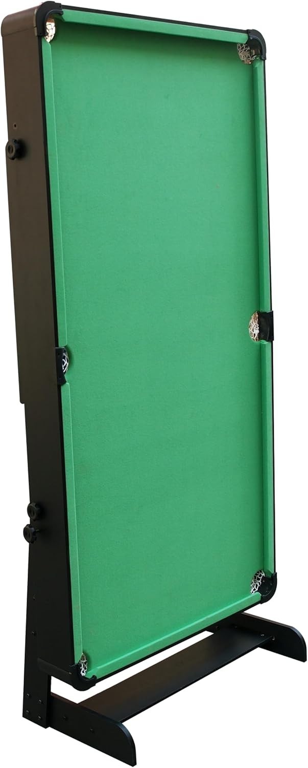 5FT Foldaway Pool Table Compact Home Snooker Set w Balls Cues