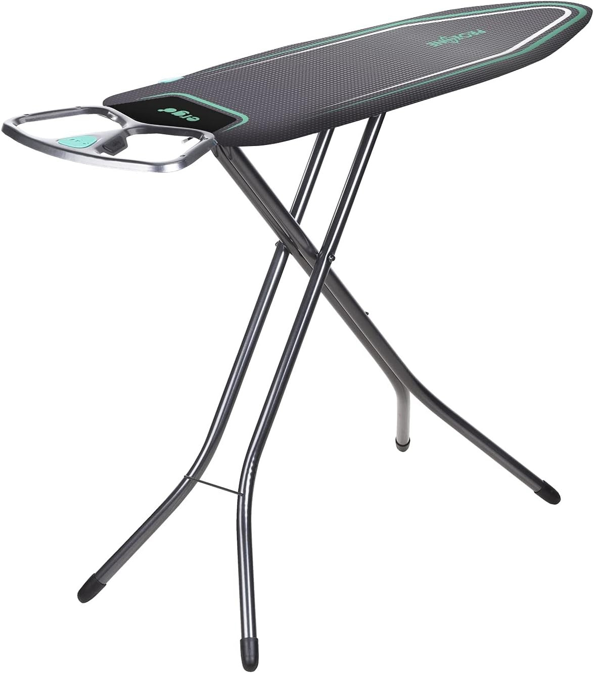 Ergonomic Ironing Board 122x38cm Adjustable Height Prozone Steam Surface