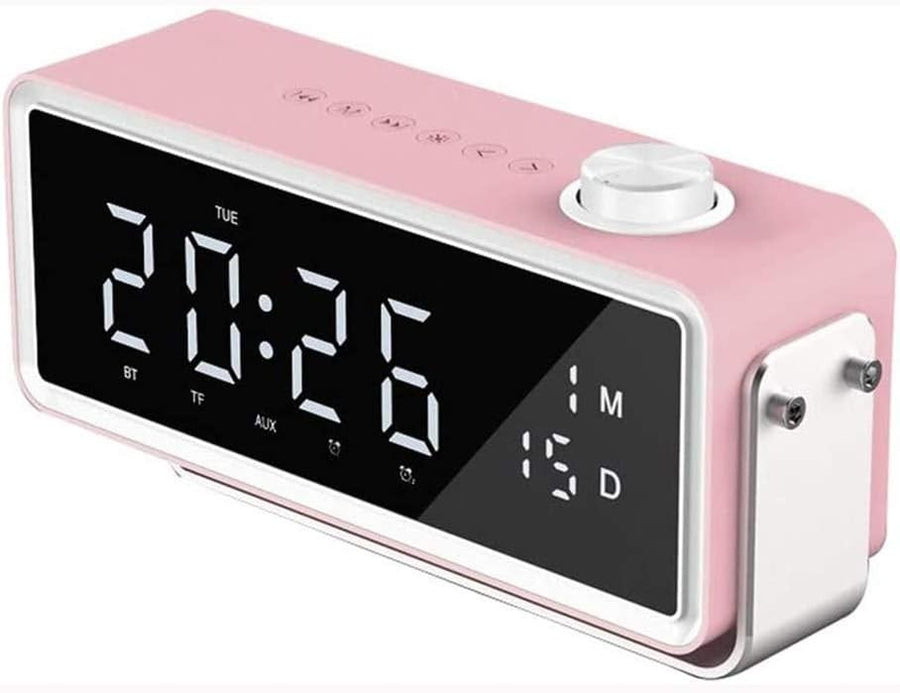 Bluetooth Alarm Clock FM Radio Dual Alarm LED Display Sleep Timer