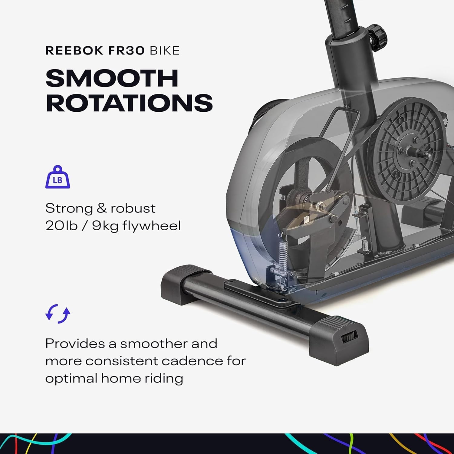 FR30 Upright Exercise Bike 32-Level Magnetic Resistance LED Bluetooth Home
