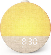 Sunrise Alarm Clock Wake Up Light White Noise 29 Sounds Night Lamp