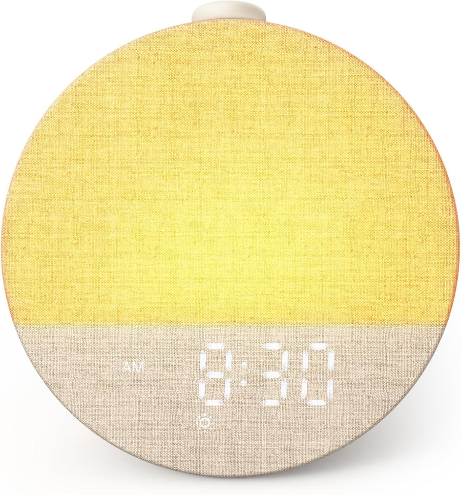 Sunrise Alarm Clock Wake Up Light White Noise 29 Sounds Night Lamp