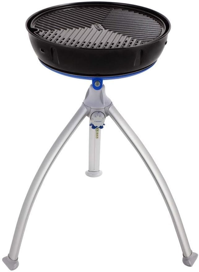 Portable Charcoal BBQ Grill with Dome Lid Thermometer & Adjustable Temperature