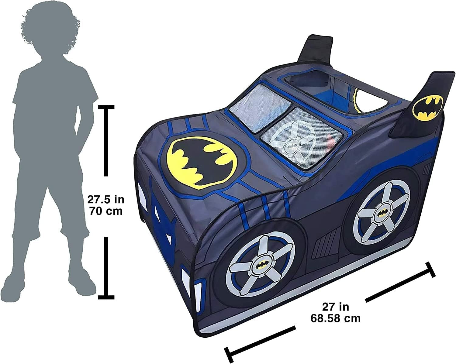 Superhero Car Pop Up Play Tent Large Indoor Kids Playhouse