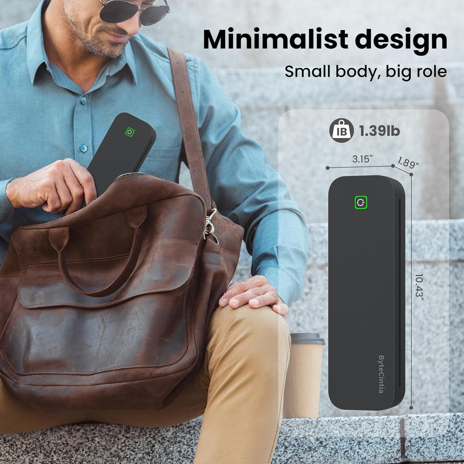 Portable Bluetooth Thermal Printer A4 A5 US Letter Inkless