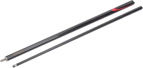 57" Carbon Snooker Pool Cue 9mm Tip Black Warp Resistant