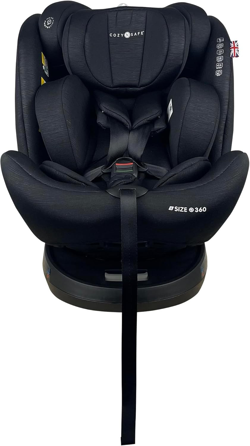 360° Spin i-Size Car Seat ISOFIX Birth–12 Years 40–150cm Impact