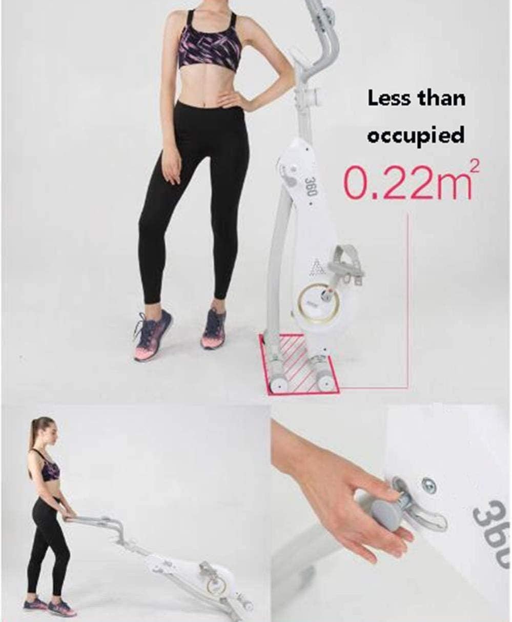 Foldable Magnetic Exercise Bike w/ LCD Monitor, Upright & Recumbent Modes 120kg
