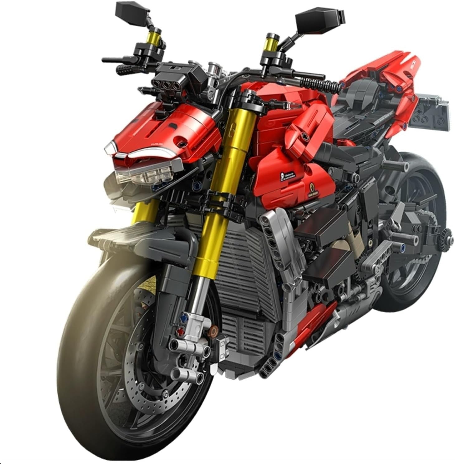 2221 PCS Technic Motorcycle Building Kit - Realistic Superbike Model Toy
