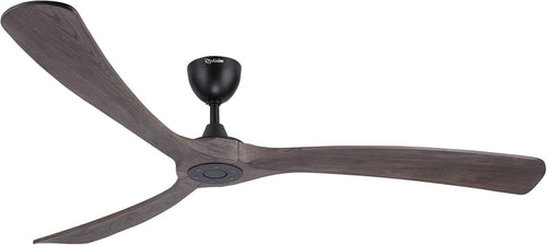 Ovlaim 183CM Smart WiFi Ceiling Fan, 3 Gray Wood Blades, Remote, App