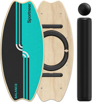 Balance Board Trainer 2-in-1 Roller & Ball Set Indoor Fitness Core Trainer