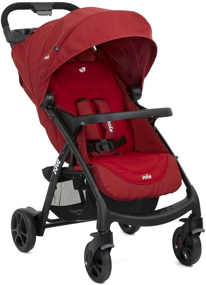 Lie-Flat Pushchair from Birth to 15kg, Travel System Ready, Footmuff