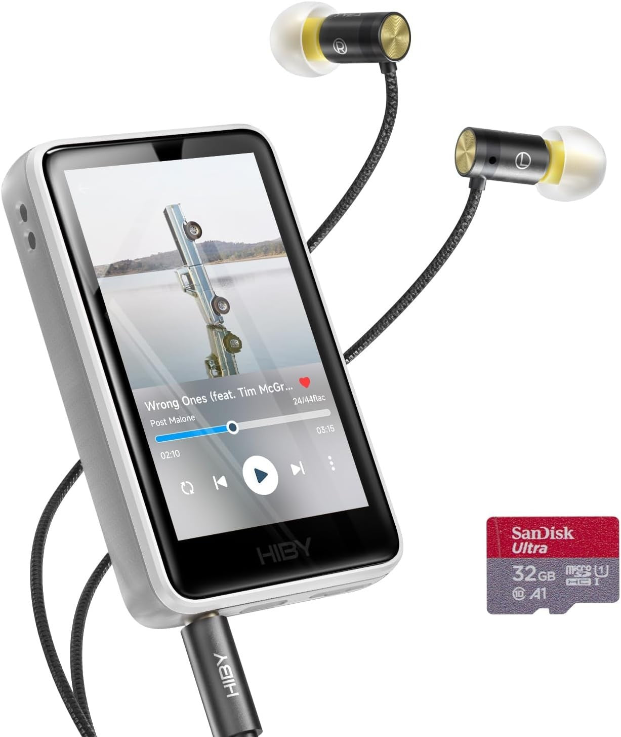High Resolution Bluetooth 5.1 HiFi Music Player Touchscreen DAC 2TB Storage