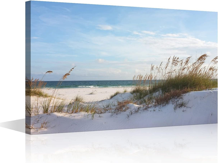 Beach Canvas Wall Art 16x24 inch Coastal Wall Decor Modern Home Print