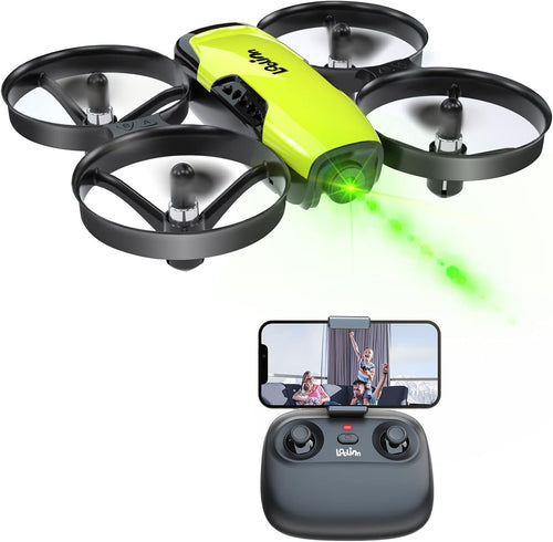 Mini Drone for Kids with Camera, 21min Flight Time, Safe RC Quadcopter Toy