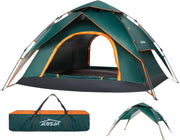 2-3 Person Pop Up Camping Tent Double Layer Waterproof