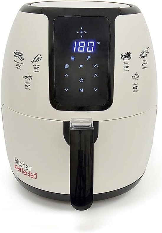 4L Digital Air Fryer | XL Family Size | 7 Presets | 80% Less Oil | Touch Control