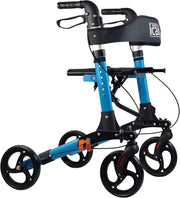 Ultra Lightweight 4 Wheel Rollator Walker with Seat Folding Adjustable Handles