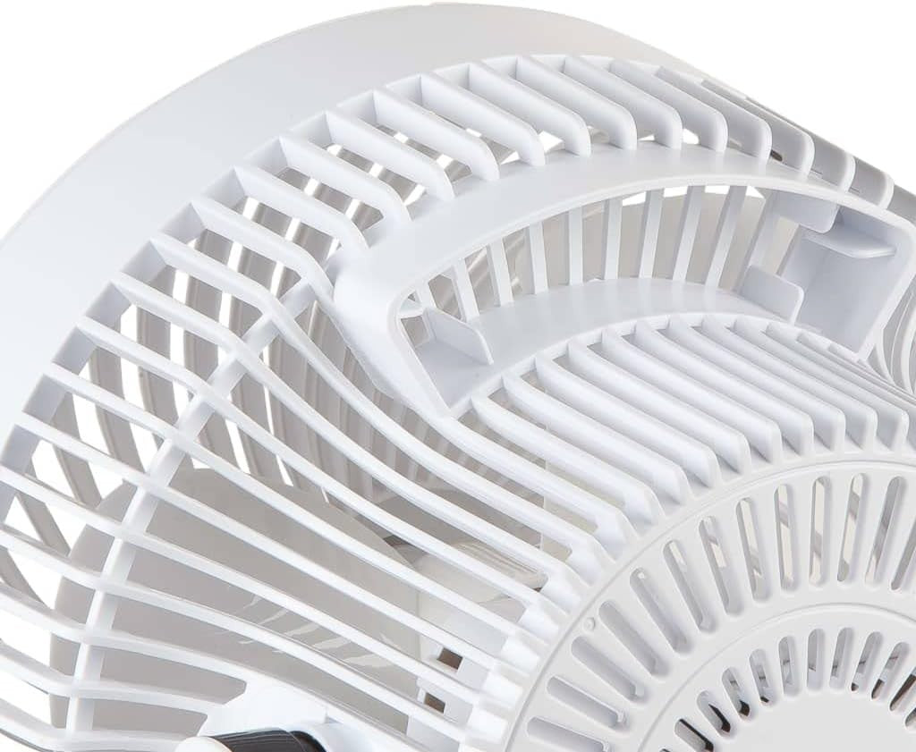 360° Oscillating Table Fan – 45W Quiet Air Circulator w/ Remote & 3-Speed Modes
