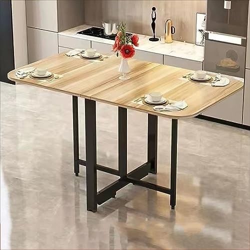 Foldable Drop Leaf Table Expandable Kitchen & Living Room 3 Desk Forms