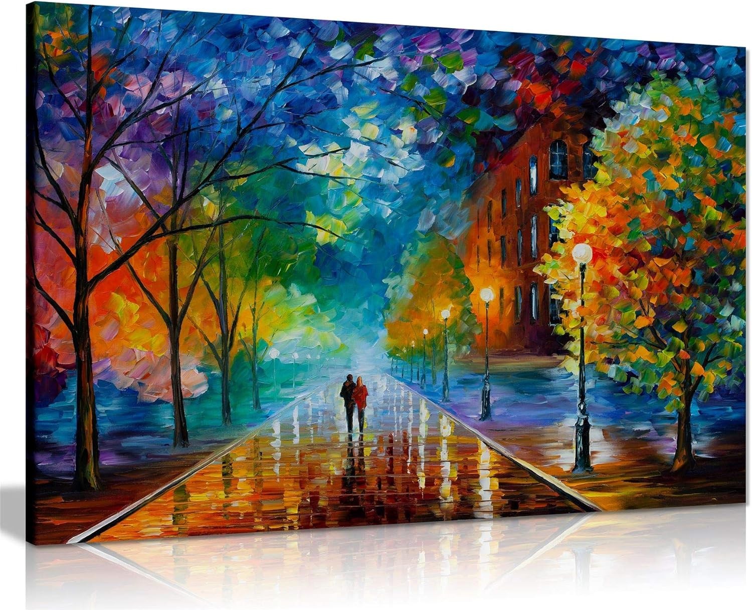 Canvas Wall Art Abstract Street Landscape Picture Print Home Decor 24x16