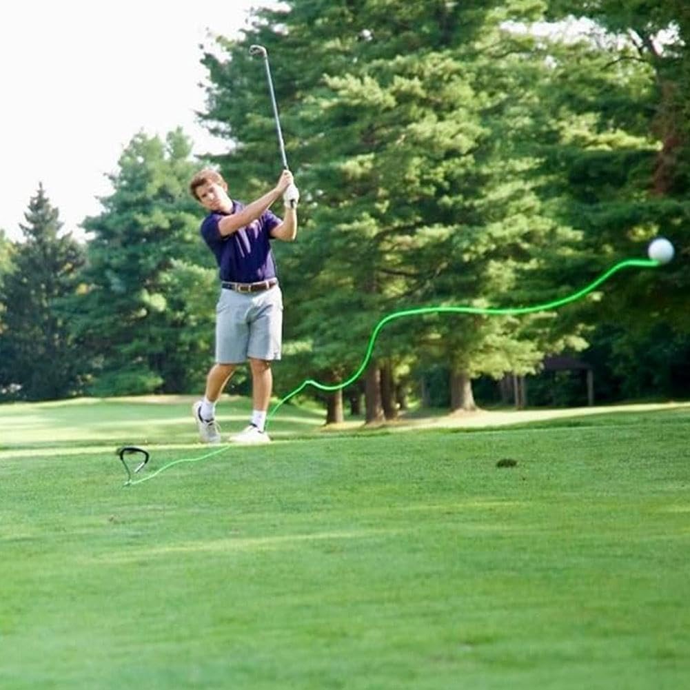 Golf Swing Trainer 50ft Rope Ball on String Practice Aid