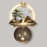 LED 3D Wall Art Mountain Landscape Hanging Decor Lighted Panel