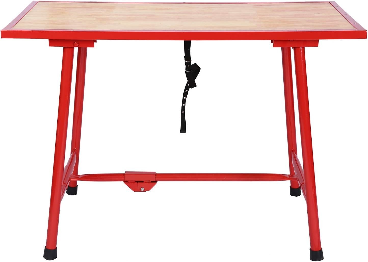 Foldable Workbench 120x62.5cm Heavy Duty Table 300kg Steel Frame Portable DIY