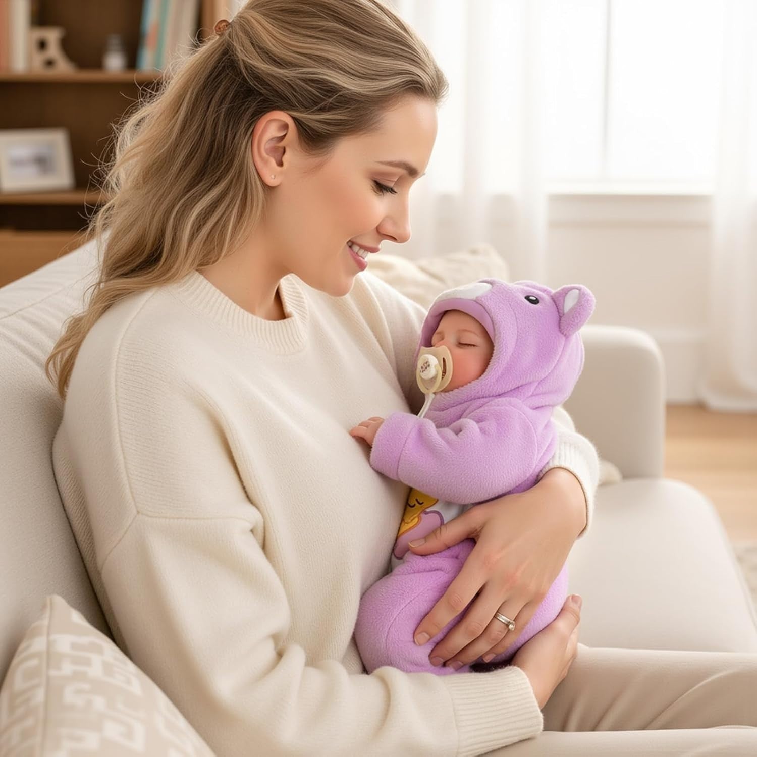 20 Inch Reborn Baby Doll Soft Cloth Body Realistic w Accessories