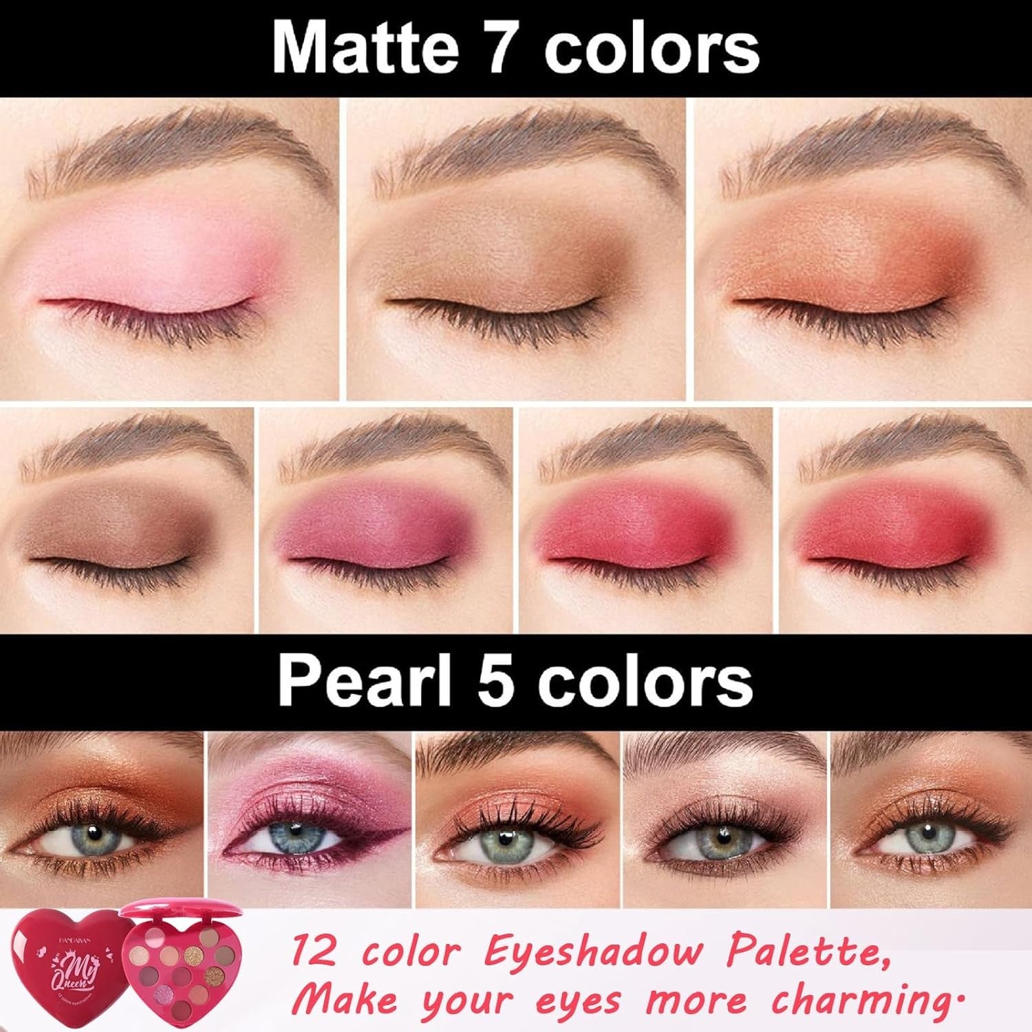 All‑in‑One Makeup Kit Full Face Set – 40 Color Eyeshadow, Lip & Brushes