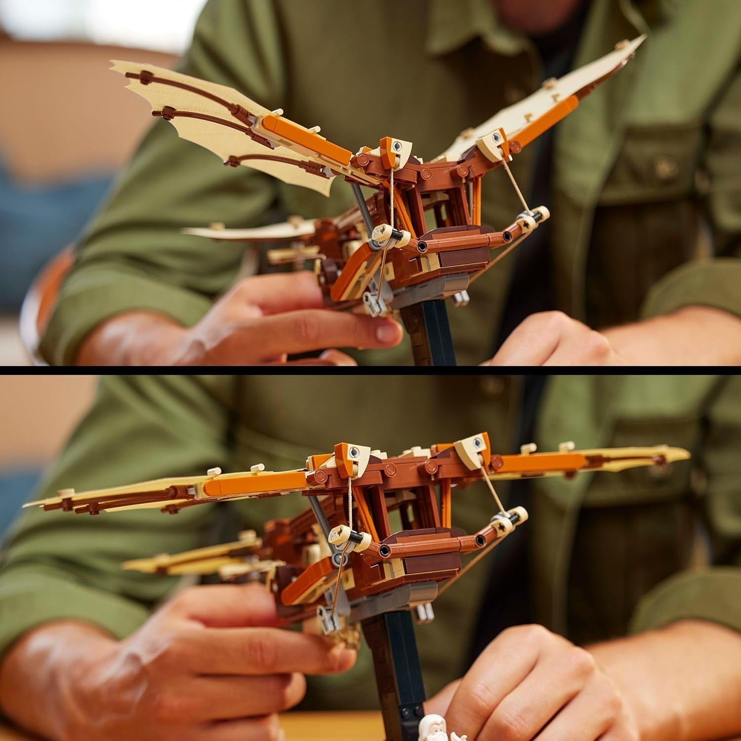 3D Ornithopter Flying Model Kit with Flappable Wings & Display Stand Gift