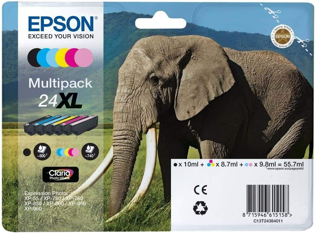 A3 Photo Printer Black WiFi 6-Colour High Yield Ink Tank | Scan Copy