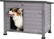 Weatherproof Insulated Dog House with Elevated Floor for Small & Medium Dogs