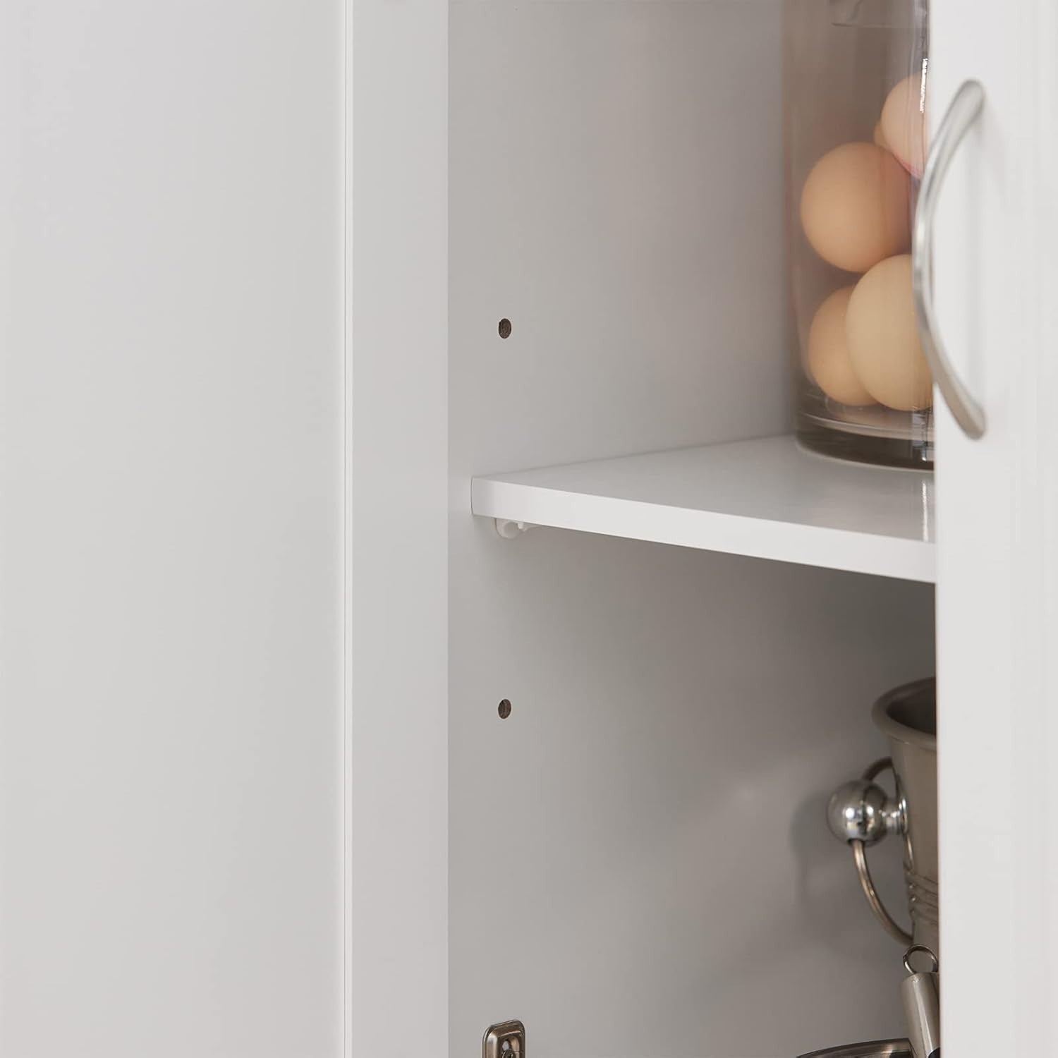 Rolling Kitchen Island Cart with Extendable Worktop, Drawers & Adjustable Shelve