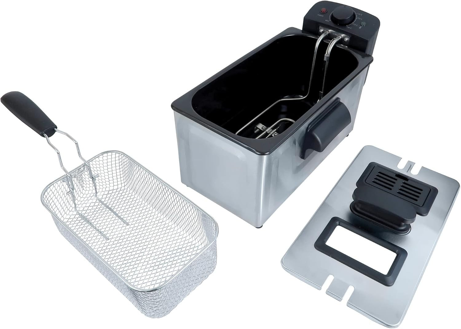3L Deep Fat Fryer 1800W Stainless Steel Chip Fryer Viewing Window